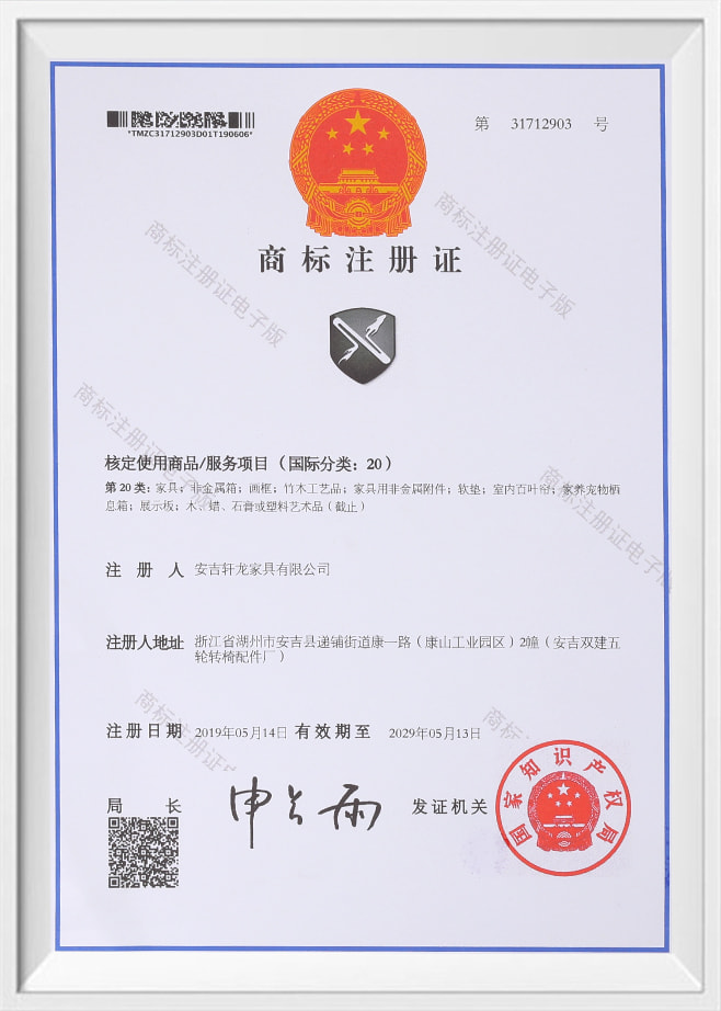 Trademark Registration Certificate