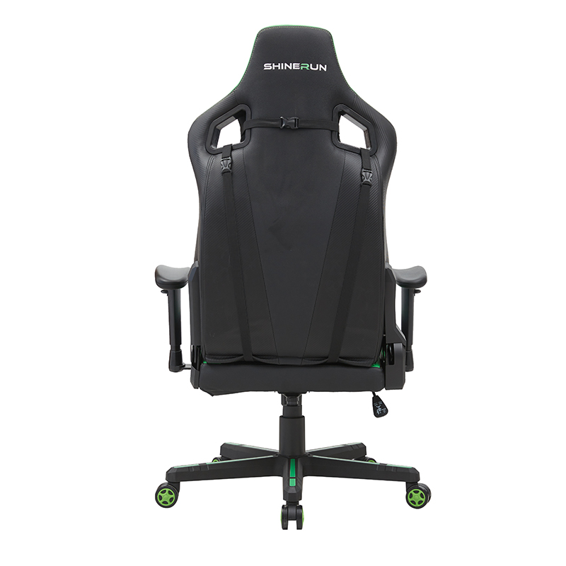 XL-2299 Wright 4-stage gas bar black and green game chair